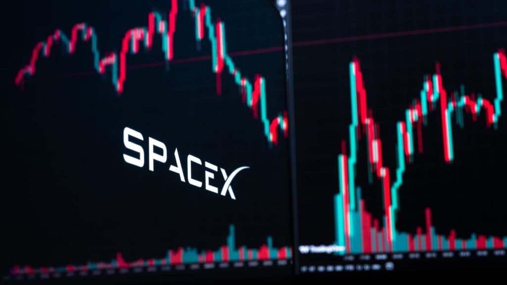 SpaceX falls more than 3% after $400 billion plunge