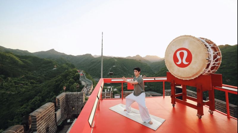 Lululemon yoga event on the Great Wall of China sparks Japanese drumming uproar
