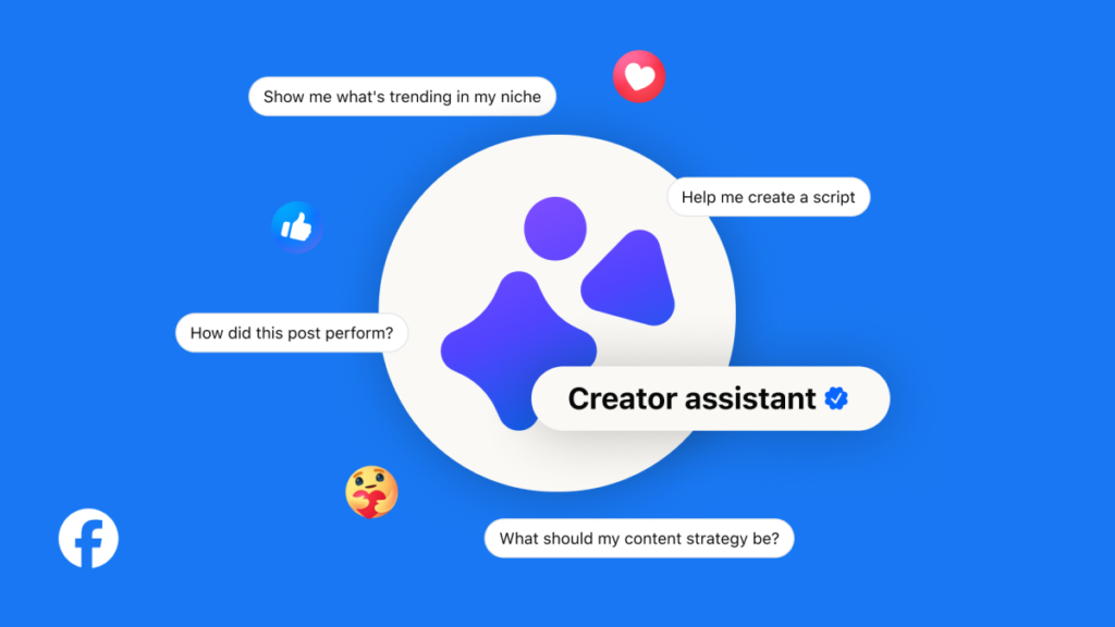 Meta unveils new AI creator assistant on Facebook