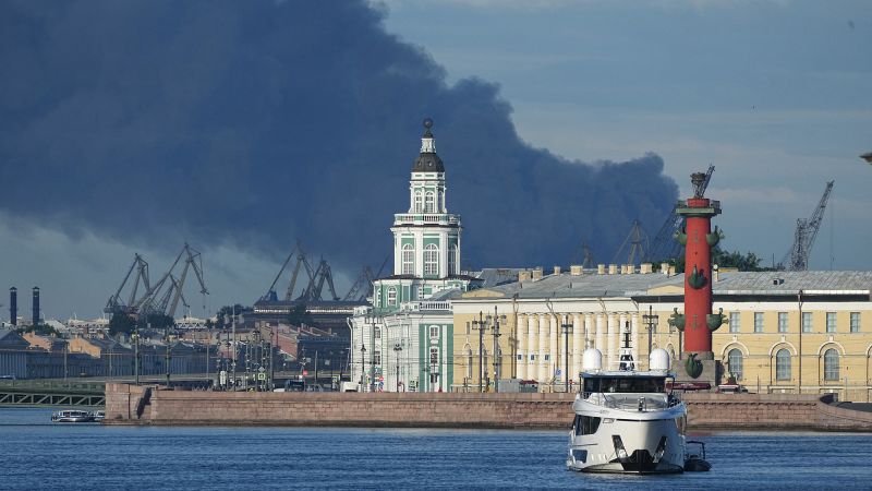 Ukraine targets St. Petersburg as Putin’s Davos meeting begins