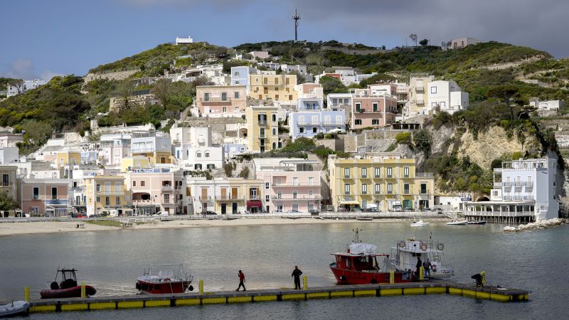 Italian police divers discover huge stash of cannabis in sea cave at celebrity holiday destination