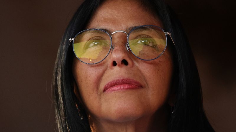 Her boss is in a US prison. How the woman running Venezuela got President Trump on her side
