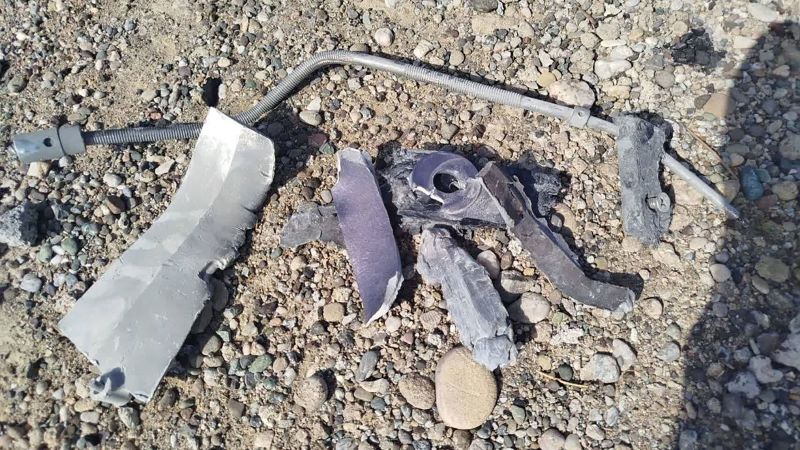 Iranian media publishes photos purporting to show remnants of US bomb at site of destroyed reservoir