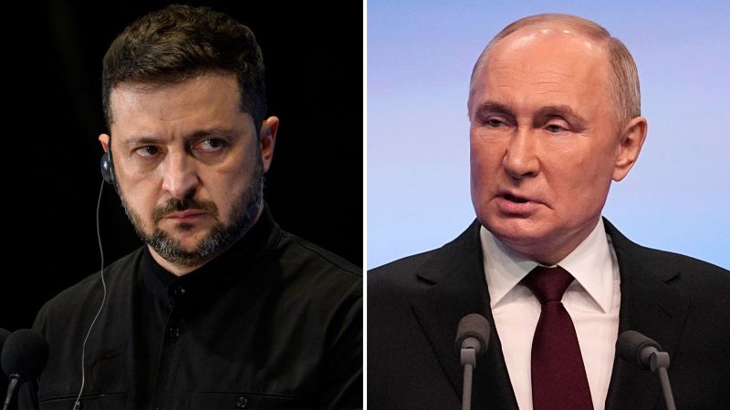 Zelensky proposes direct talks with Putin to end war