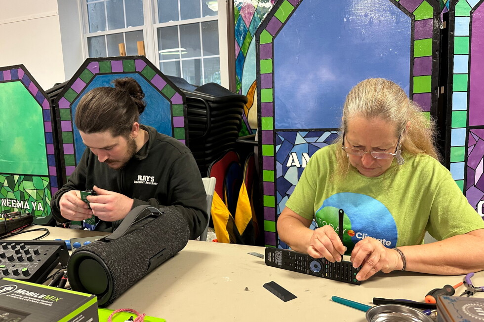 Repair cafe encourages consumers to repair items instead of throwing them