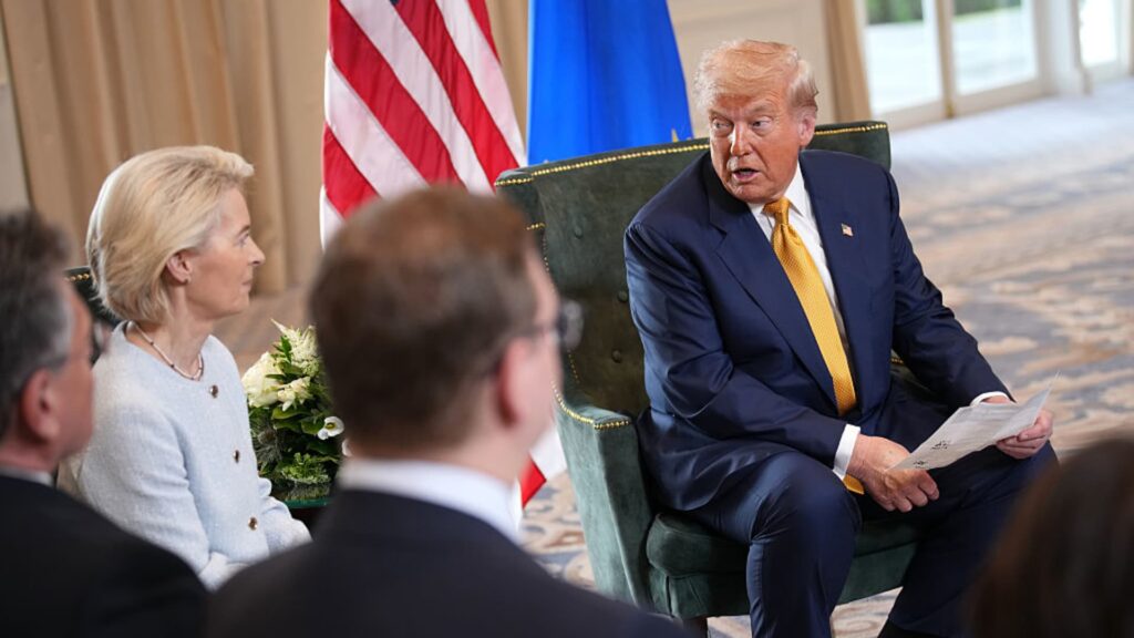 President Trump threatens EU tariffs over US tech giants’ fines