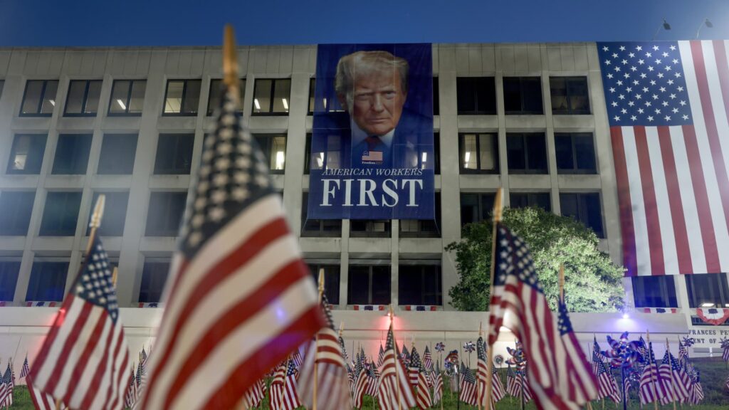 President Trump celebrates 250th anniversary of United States with campaign-style rally