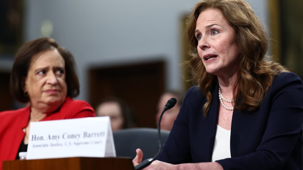 Supreme Court Justice Barrett: ‘The threat level is very high’