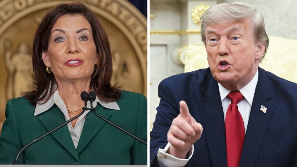 President Trump criticizes New York Governor Hochul over suspension of AI data center
