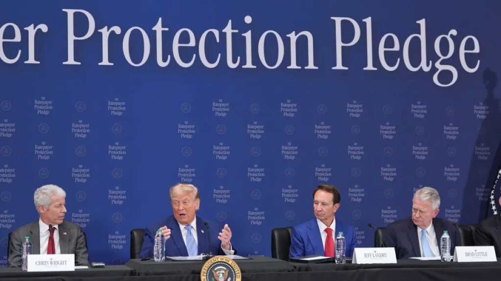 President Trump expands voluntary pledge to slow rising utility costs due to AI | Donald Trump News
