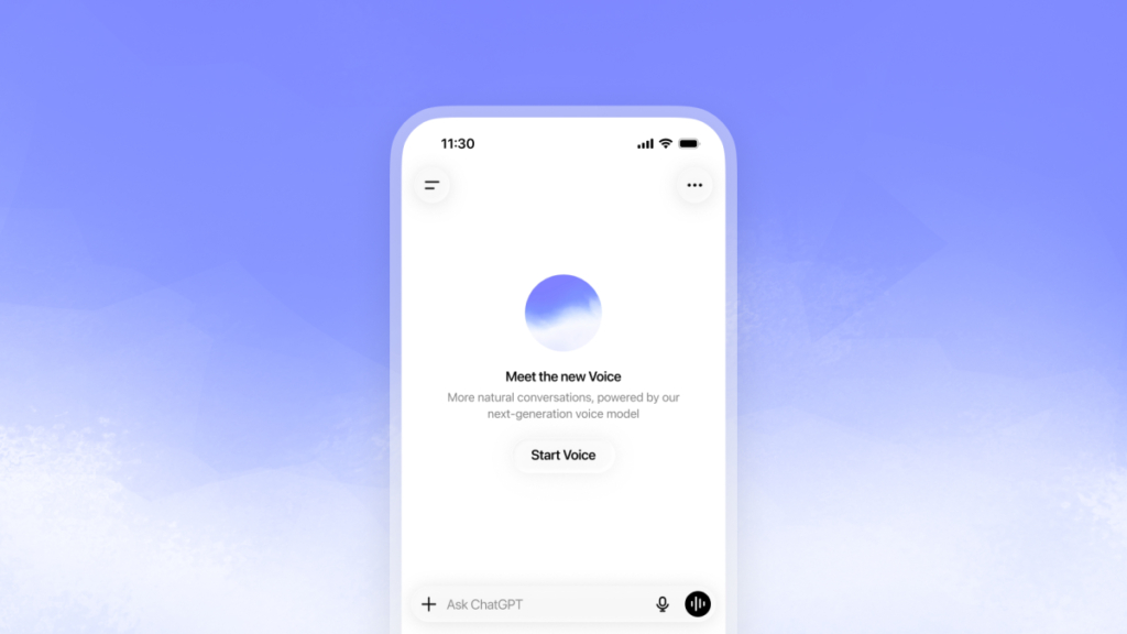 OpenAI releases new voice model for more natural live conversations