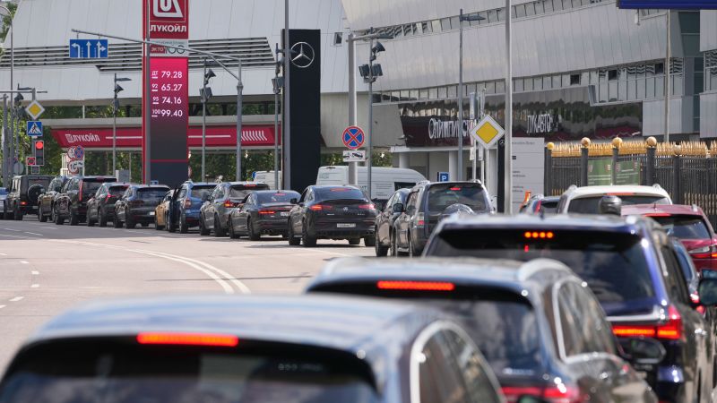 Almost all regions of Russia hit by fuel crisis as Ukraine escalates drone attacks