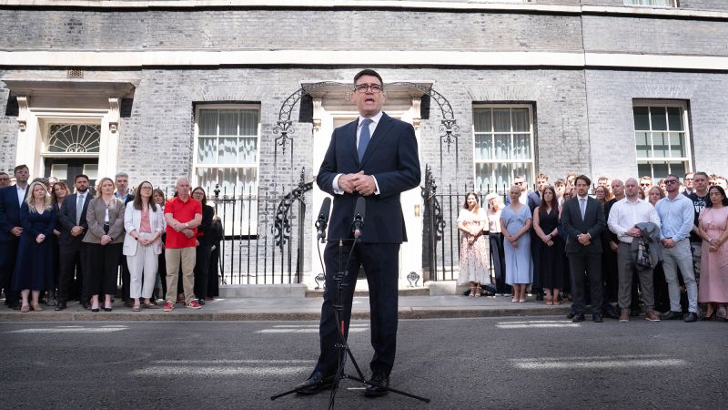 Bold promises, upbeat vibes and informality: What we learned from Andy Burnham’s first day as Britain’s leader