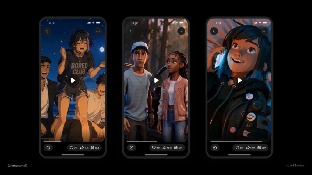 Character.AI enters the microdrama space with its own creation, but with a twist