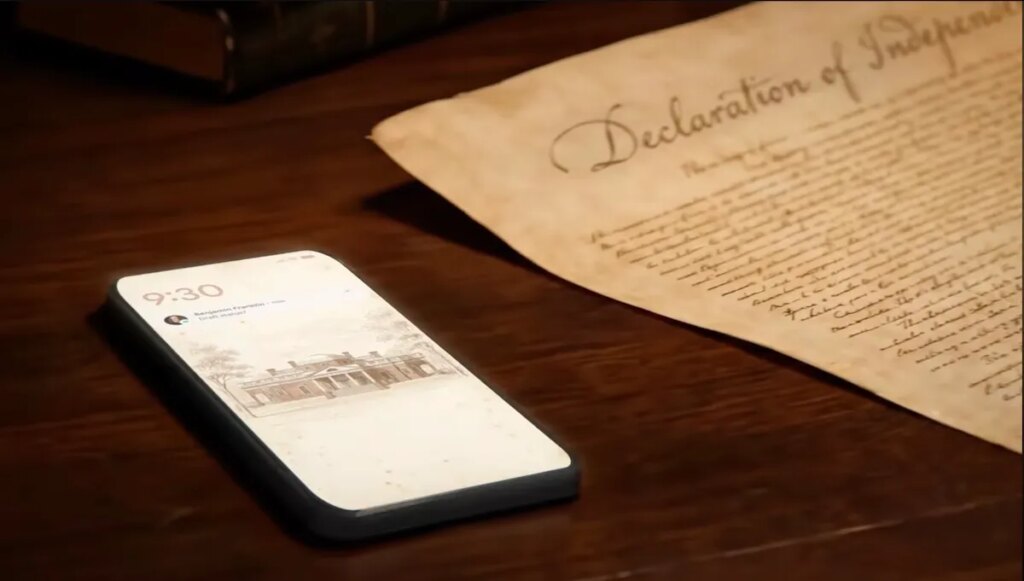 Google’s new commercial imagines the Declaration of Independence written with the help of AI