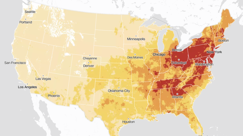 Northeast heatwave would be ‘virtually impossible’ without climate change, says study