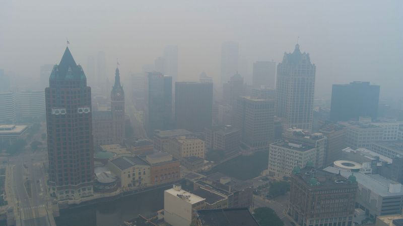 New plume arrives from Canada as wildfire smoke worsens air quality in major cities