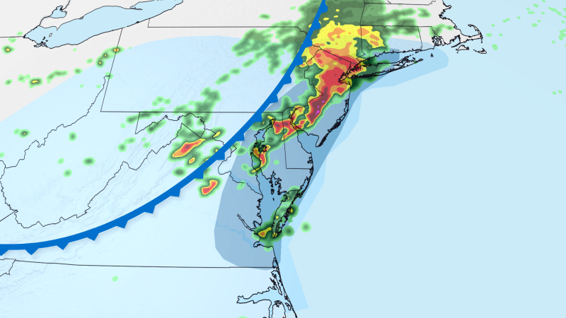 Powerful storm threatens Northeast with flash flooding and damaging winds
