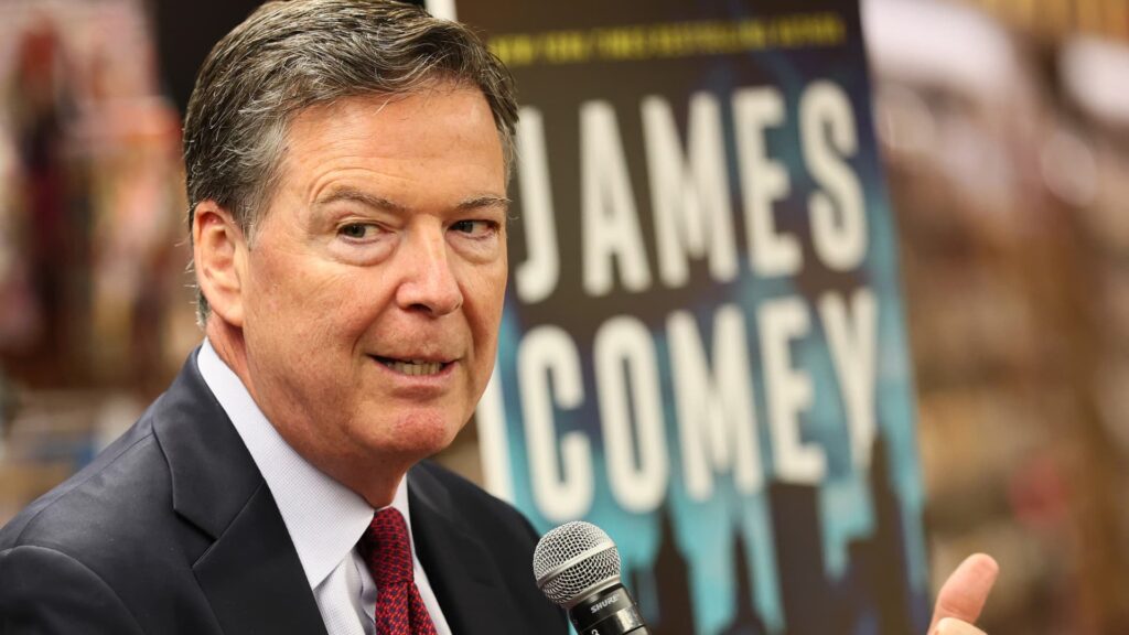Justice Department claims Comey’s 8,647 shell posts were a death threat against President Trump