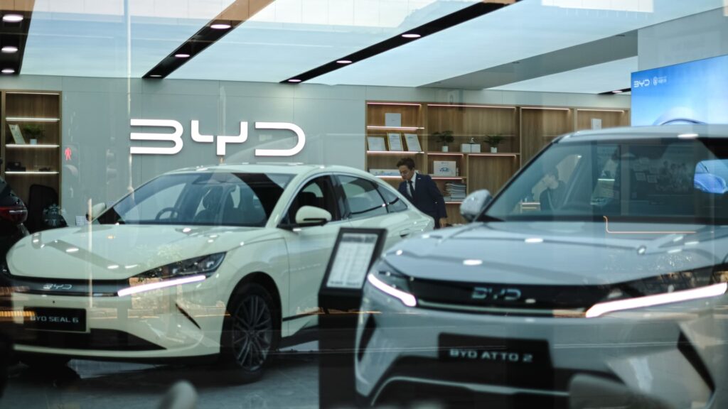 BYD stock falls as fierce competition from China weighs on first-half earnings
