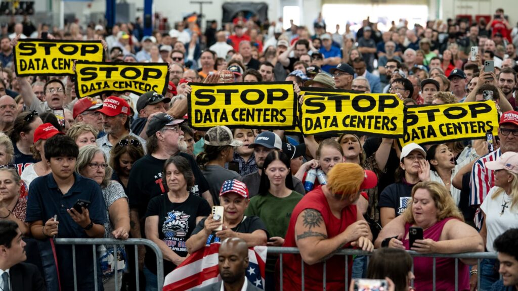 Anger over AI data centers is showing up everywhere from advertising to elections