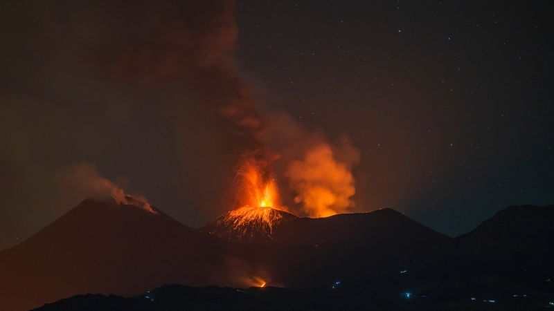 American tourist dies after being struck by lightning while hiking Mount Etna in Sicily