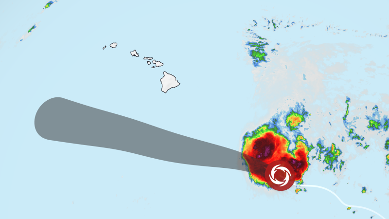 Tropical Storm Moke brings heavy rain to Hawaii Island