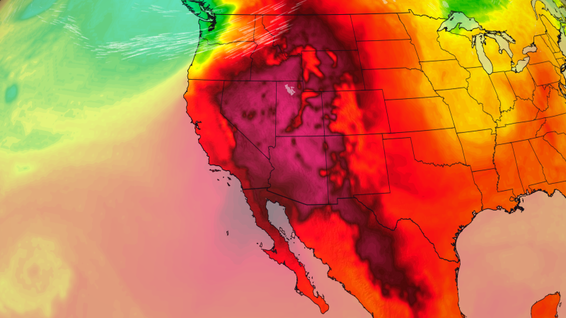 Record-challenging heat dome threatens to scorch the West with the hottest summer temperatures ever