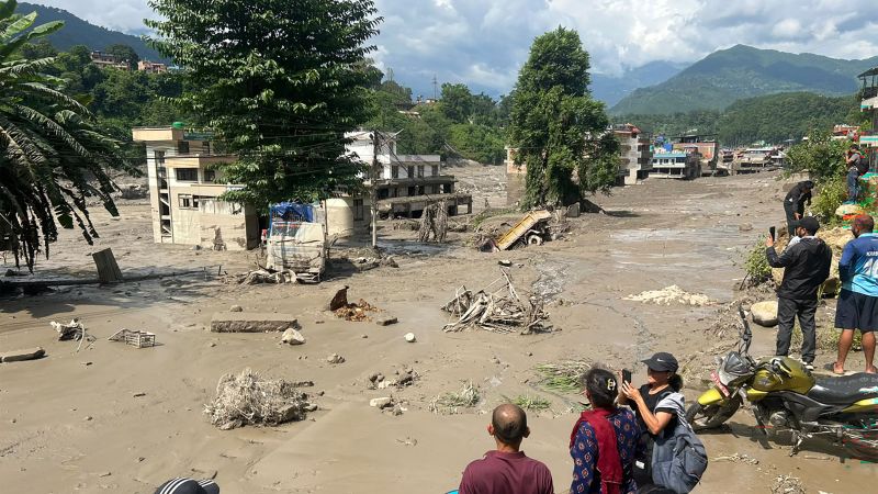 Nepal floods: 8 killed as roads and power projects damaged