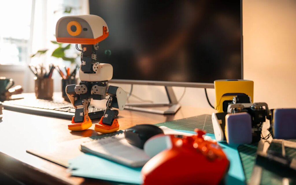 Hugging Face is selling Microduck, a cute open source duck robot for $399