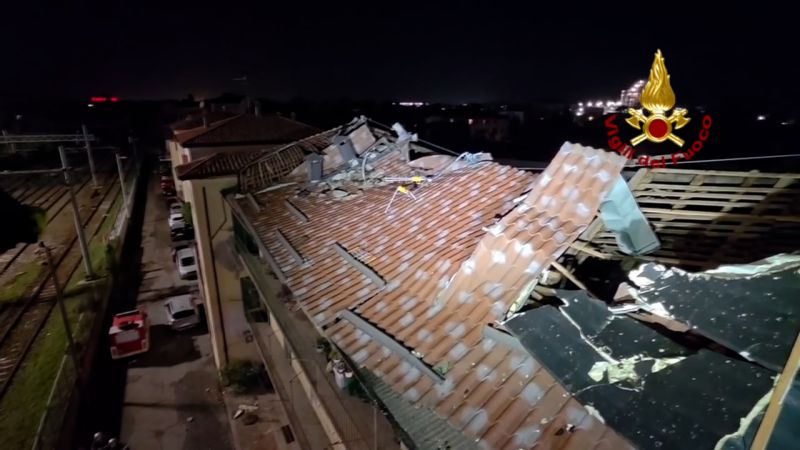 Tornado and hail hit northern Italian city, injuring dozens