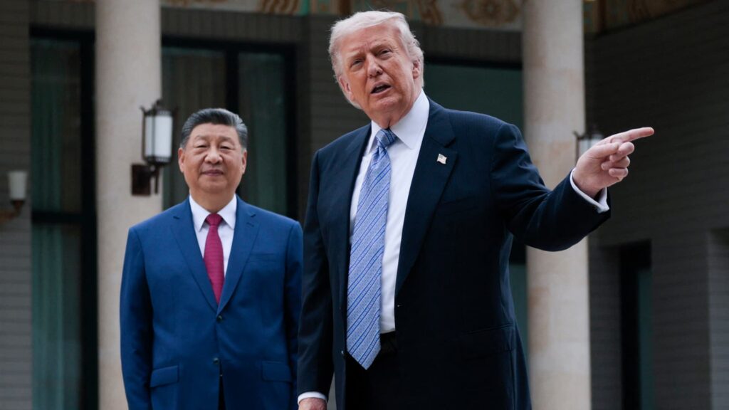 President Trump and President Xi Jinping end their state visit with more fanfare than content. takeout
