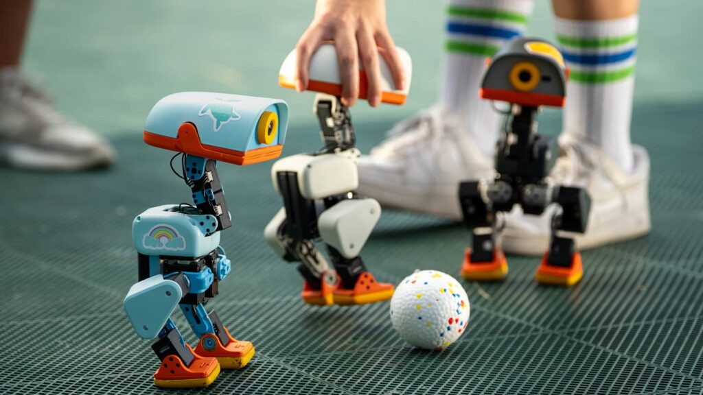 A new robot duck with a hugging face is selling fast. Equipped with Chinese chip