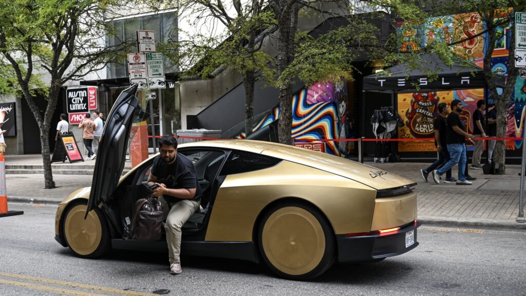 Tesla stock falls due to “disappointing” CyberCab update, NHTSA investigation