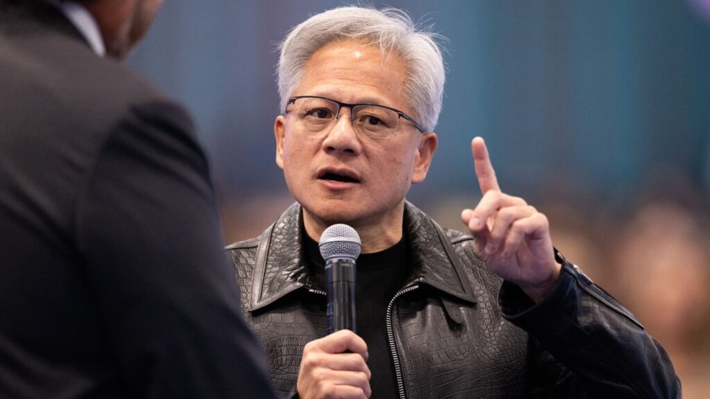 Nvidia CEO Jensen Huang emerges as Trump’s biggest ally in AI debate