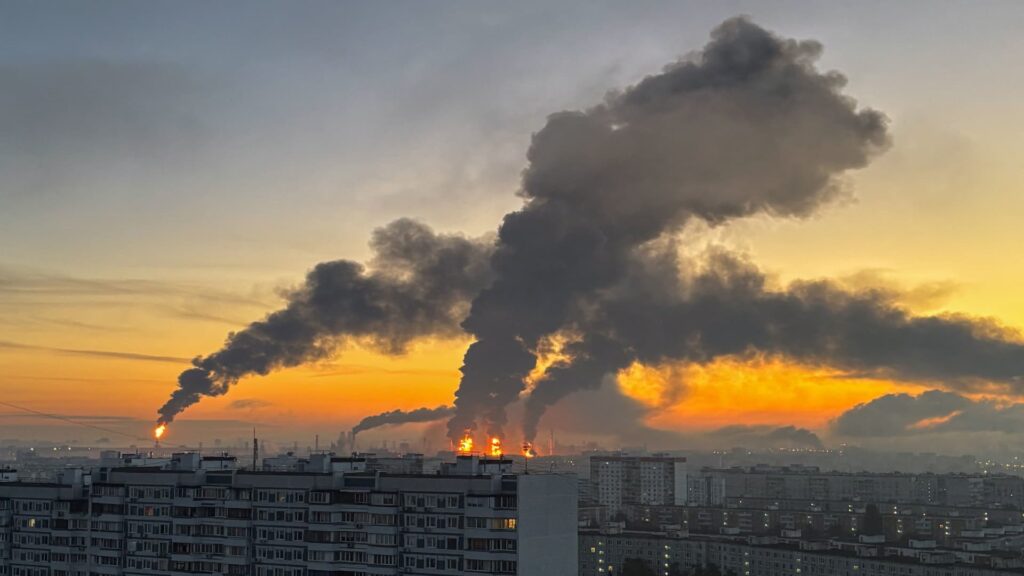 Ukraine launches heavy drone attack on Moscow as Russia vote