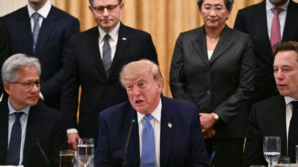 President Trump says AI has been renamed superintelligence due to low poll numbers
