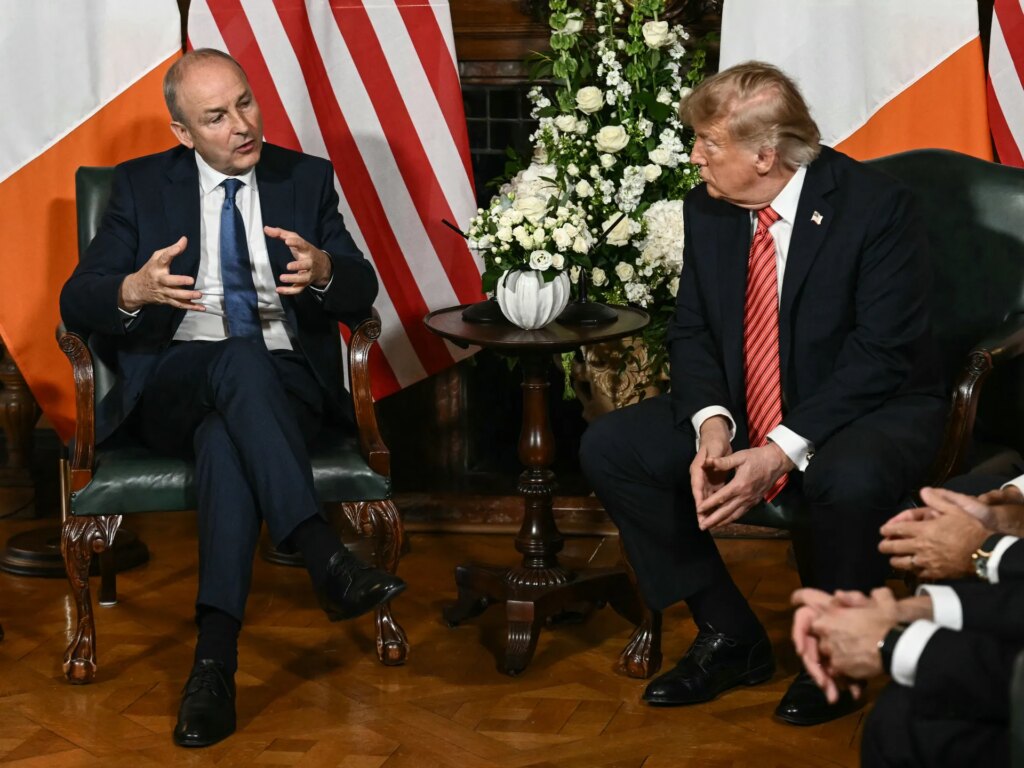 President Trump says a united Ireland is ‘great’ during visit to Ireland | Donald Trump News