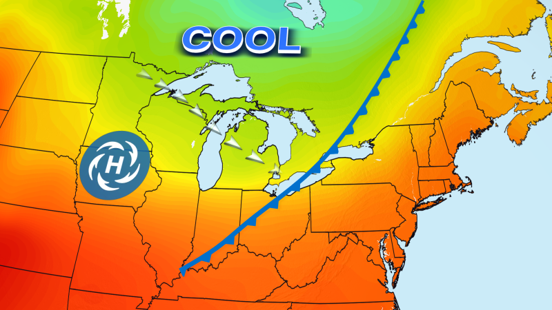 Autumn deepens in the Midwest and Northeast this week
