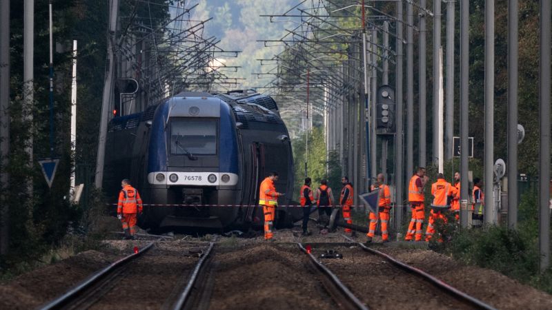 Train derails in France, authorities investigating possible sabotage, injuring 44 people