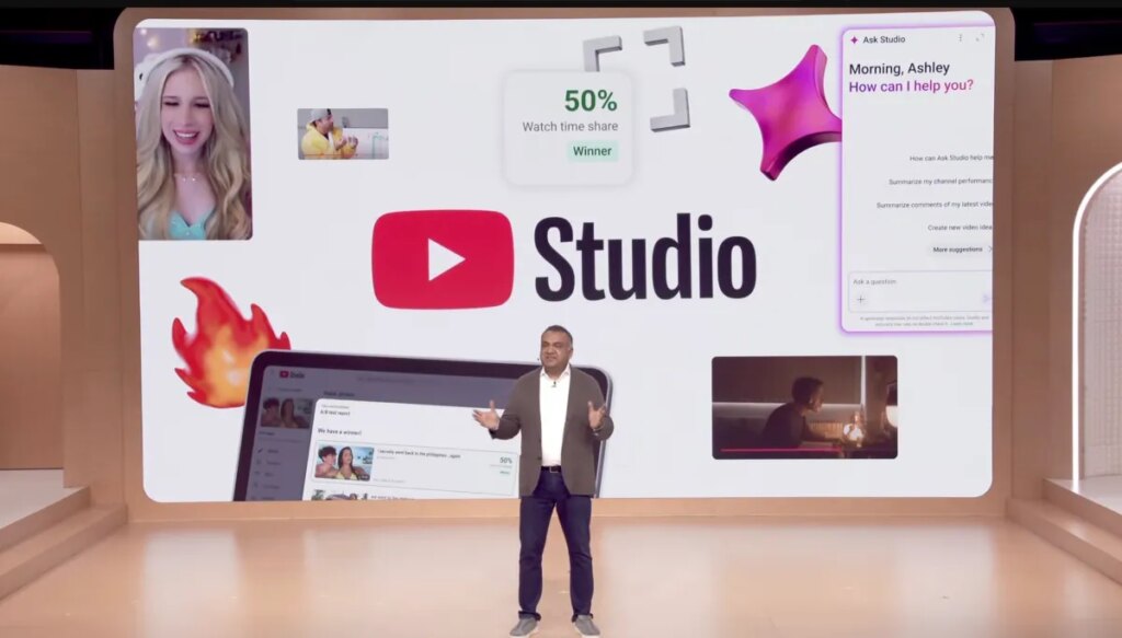 YouTube releases new AI features for creators within the Studio app