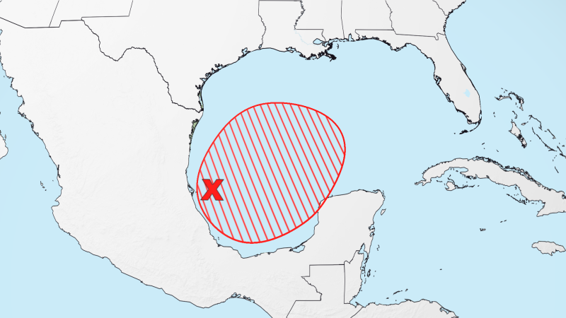 Despite El Niño, storms are possible in the Gulf this week. Click here for the initial scenario