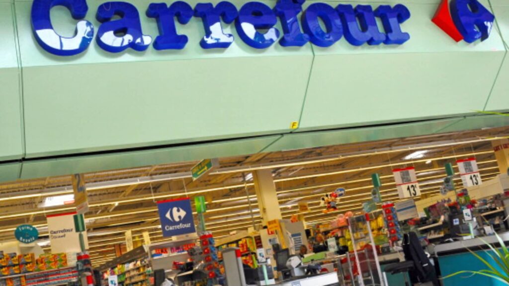 Carrefour shares fall 14% as outlook lowered following ‘unprecedented’ Paris protests