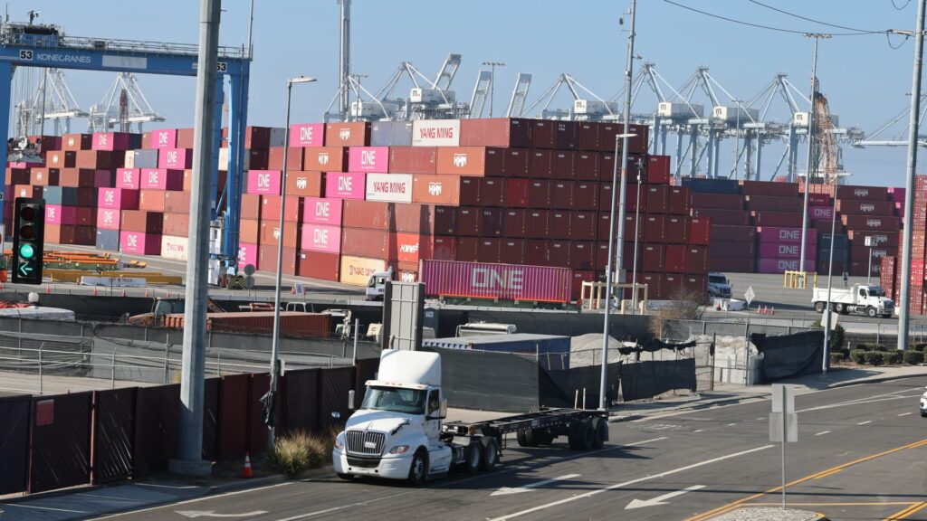 The trade deficit reached $105.6 billion, the largest since just before President Trump imposed tariffs last year.