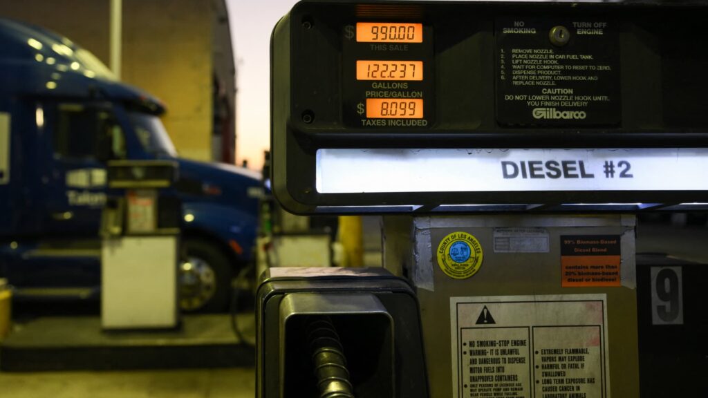 President Trump allows cheap diesel to be used on highways amid rising fuel costs
