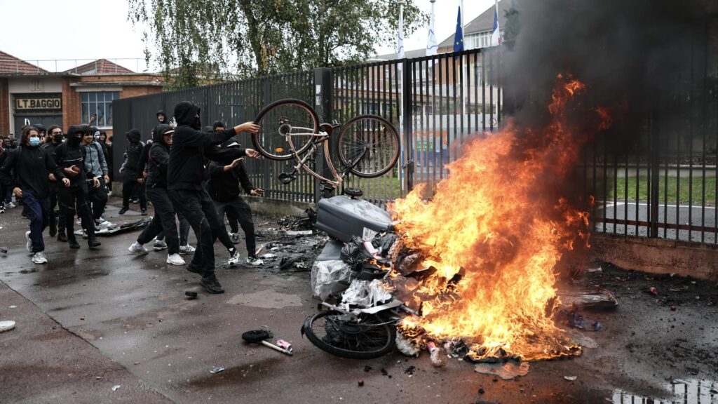 Student riots engulf France as Le Pen vows to rebuild finances