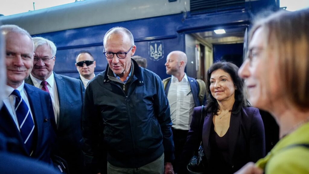 Germany’s Mr. Merz arrives in Kiev, completes conclusion of drone contract and release of aid