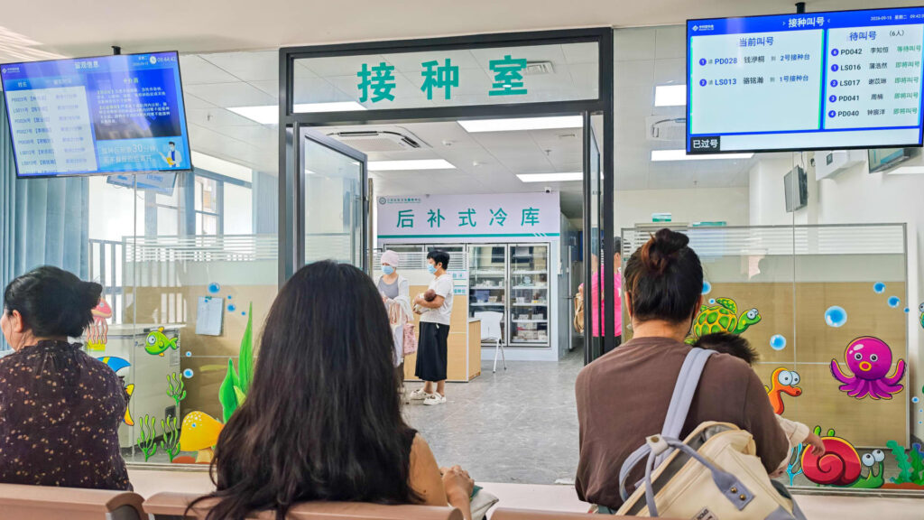 Chinese people spend about the same amount of income on health care as Americans.