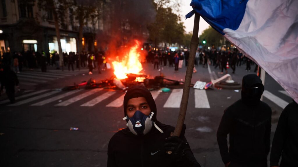 Macron condemns violence as France suffers worst unrest in years