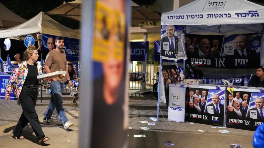 Exit polls show condemnation of Prime Minister Netanyahu, but no clear winner in Israeli election